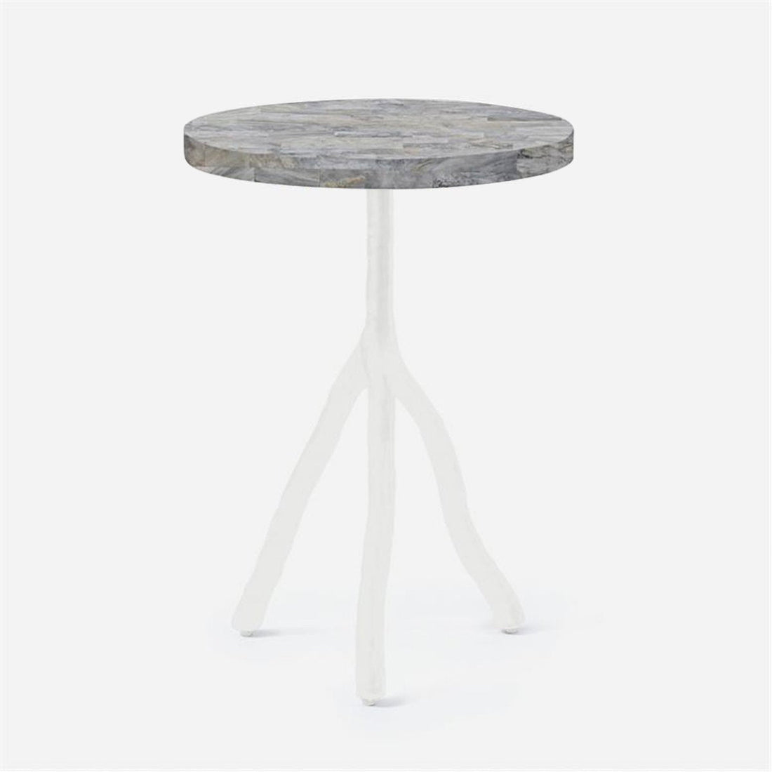 Made Goods Royce Abstract Branch 16-Inch Accent Table in Stone Top