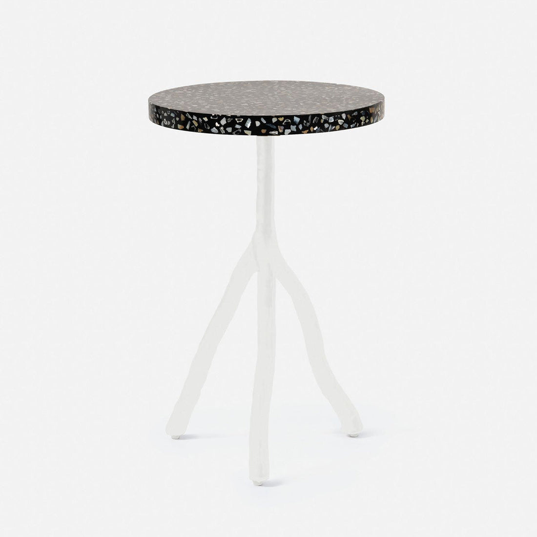 Made Goods Royce Abstract Branch 16-Inch Accent Table in Shell Top