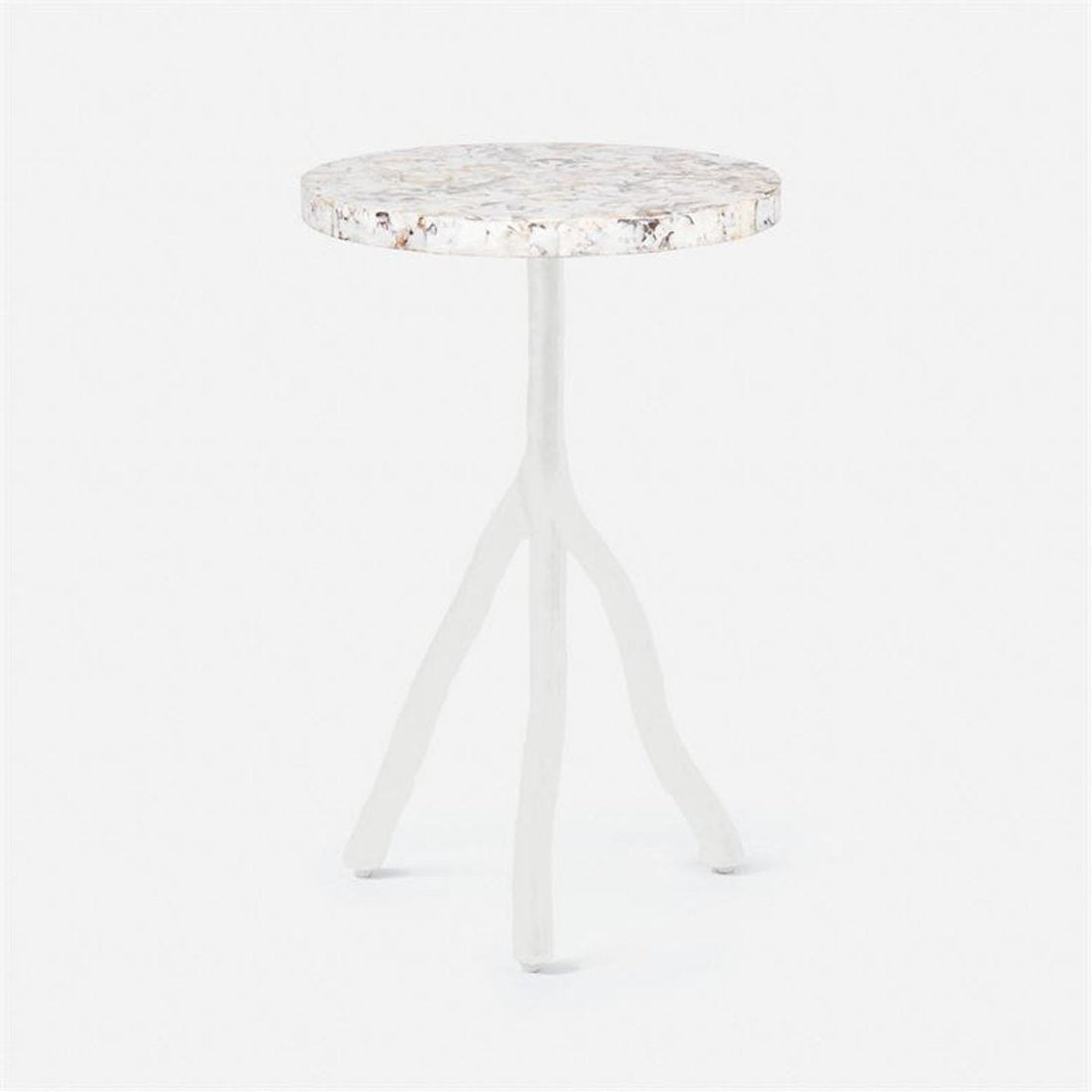 Made Goods Royce Abstract Branch 16-Inch Accent Table in Shell Top