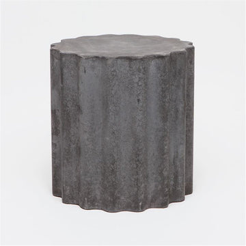 Made Goods Roy Wavy Concrete Outdoor Stool