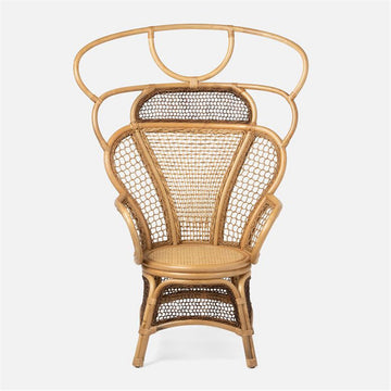 Made Goods Safiya Rattan Bamboo Lounge Chair