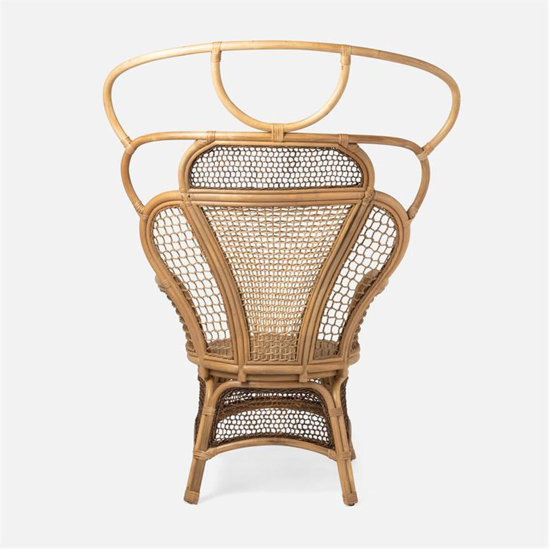 Made Goods Safiya Rattan Bamboo Lounge Chair