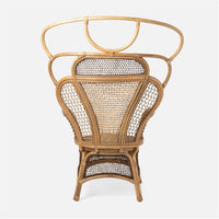 Made Goods Safiya Rattan Bamboo Lounge Chair