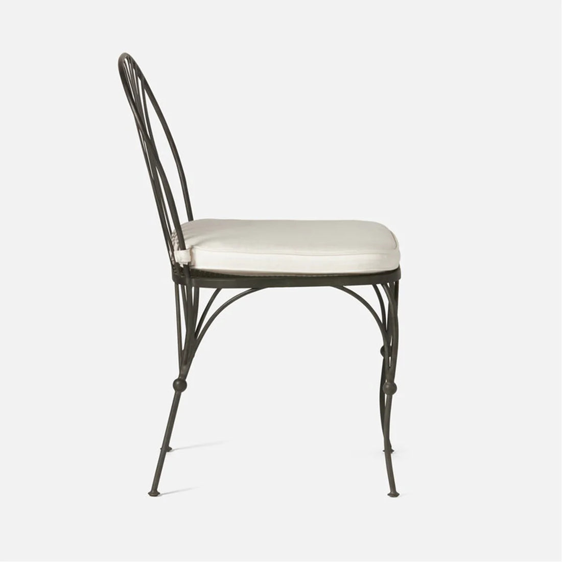 Made Goods Shayne Outdoor Dining Chair in Clyde Fabric