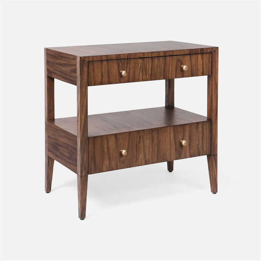 Made Goods Solaris Brazilian Wood Double Nightstand