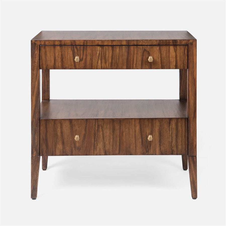 Made Goods Solaris Brazilian Wood Double Nightstand