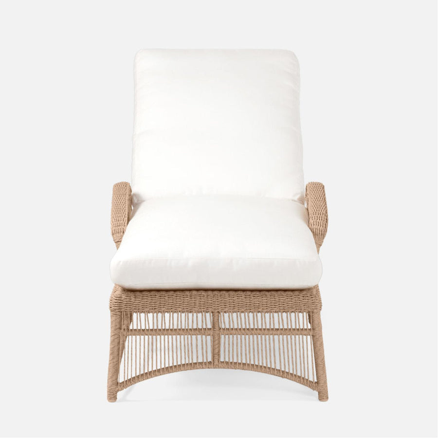 Made Goods Soma Outdoor Chaise Lounge in Volta Fabric