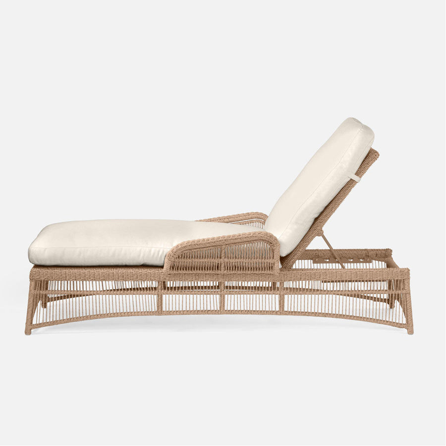 Made Goods Soma Outdoor Chaise Lounge in Alsek Fabric