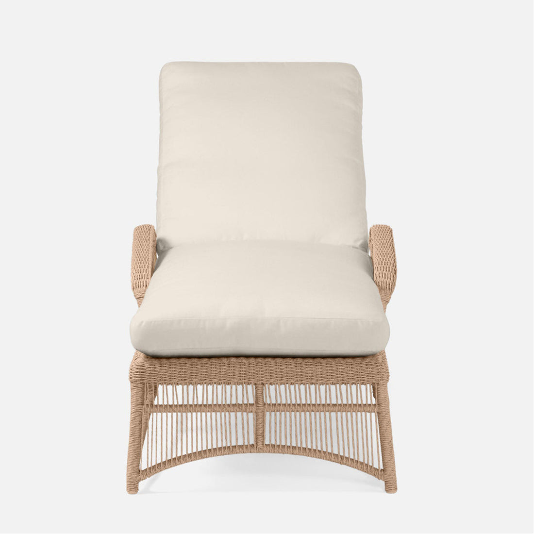 Made Goods Soma Outdoor Chaise Lounge in Alsek Fabric