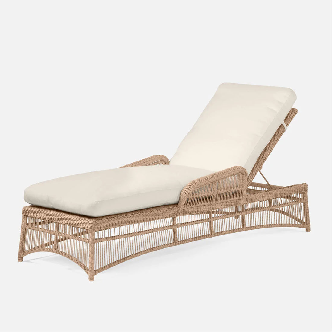 Made Goods Soma Outdoor Chaise Lounge in Danube Fabric