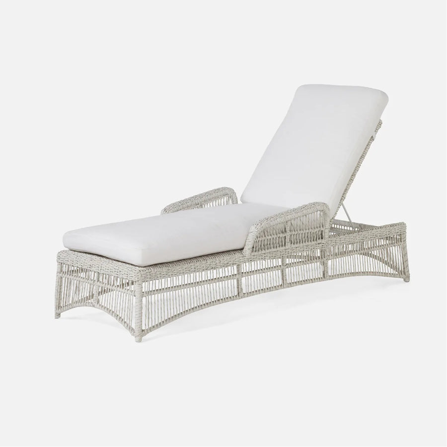 Made Goods Soma Outdoor Chaise Lounge in Clyde Fabric