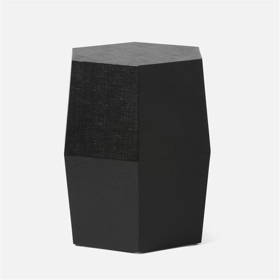 Made Goods Sutton Hexagonal Faux Raffia Stool