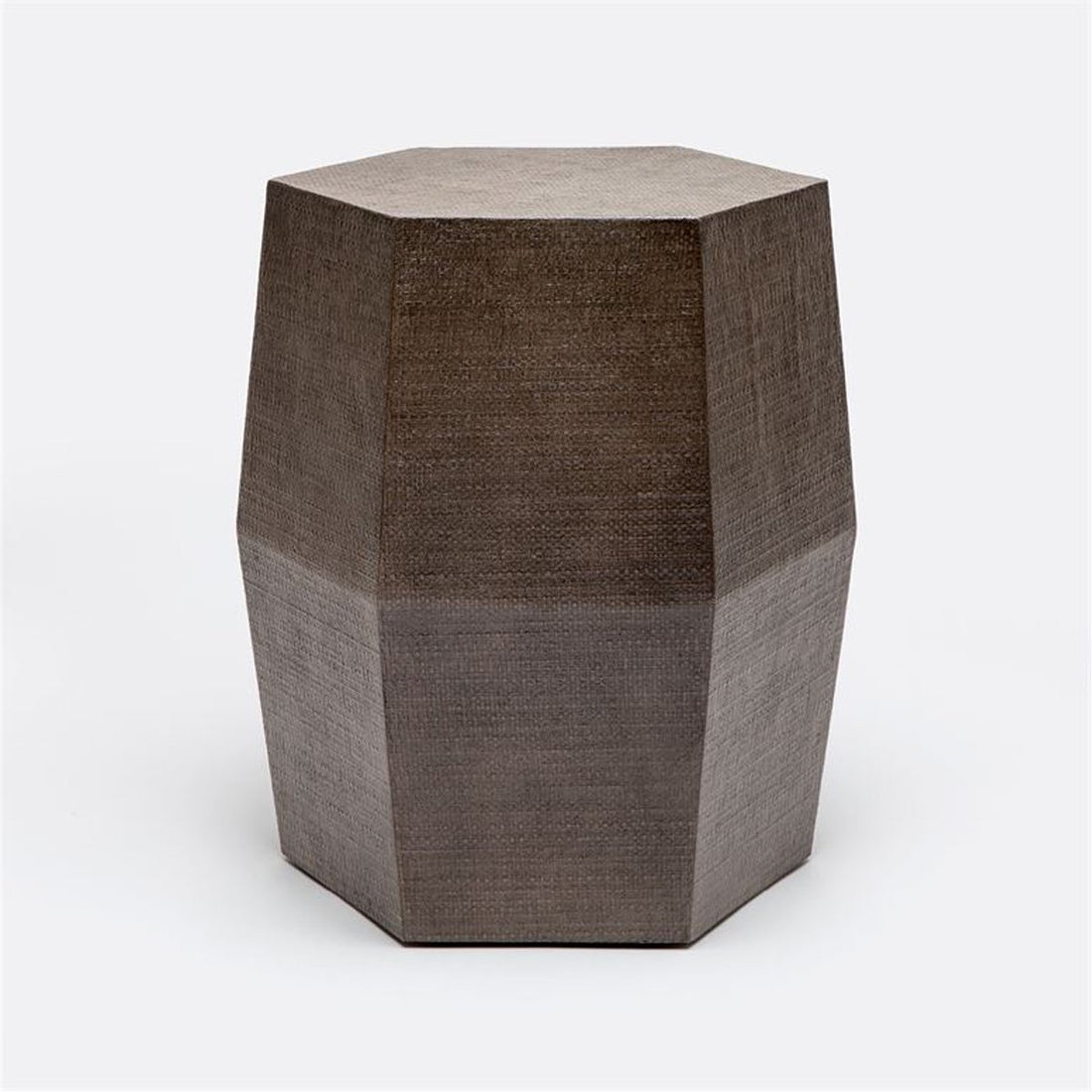 Made Goods Sutton Hexagonal Faux Raffia Stool