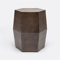 Made Goods Sutton Hexagonal Faux Raffia Stool