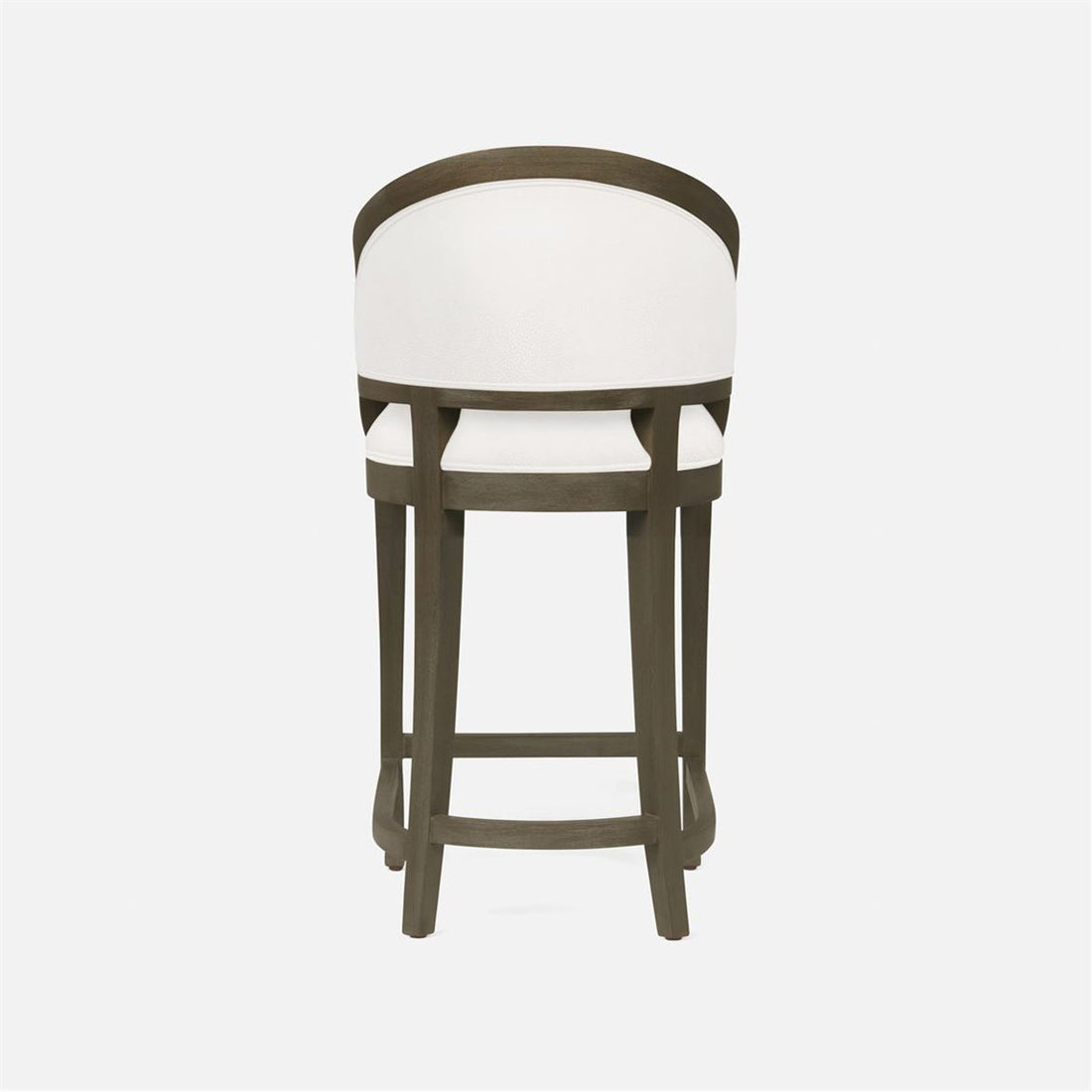 Made Goods Sylvie Curved Back Counter Stool in Alsek Fabric