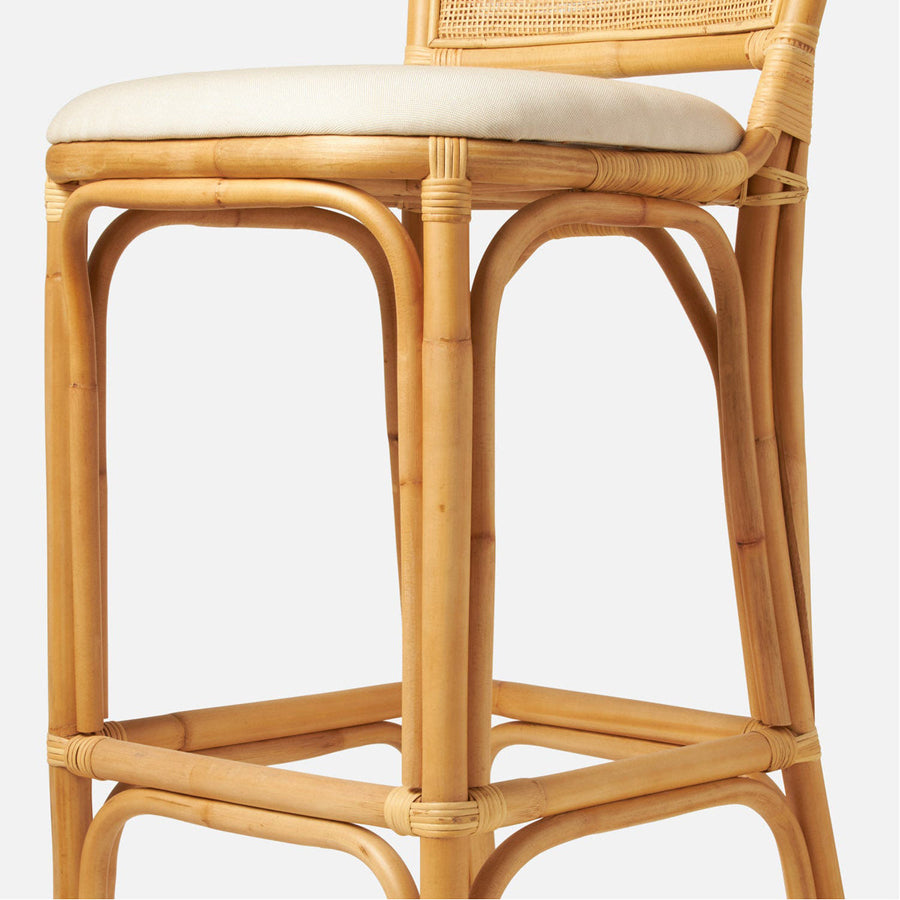 Made Goods Tatum Upholstered Bar Stool in Danube Fabric