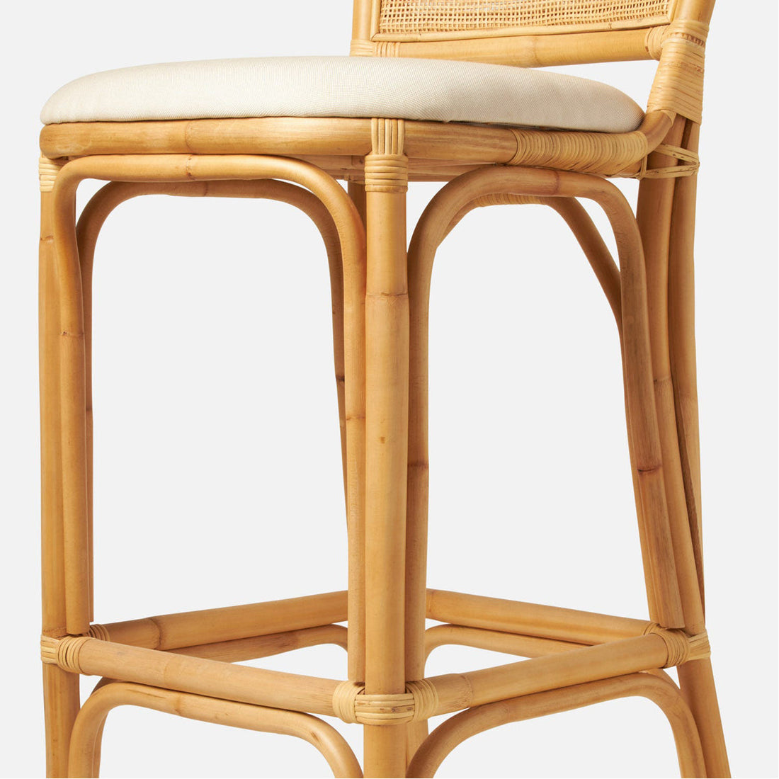 Made Goods Tatum Upholstered Bar Stool in Weser Fabric