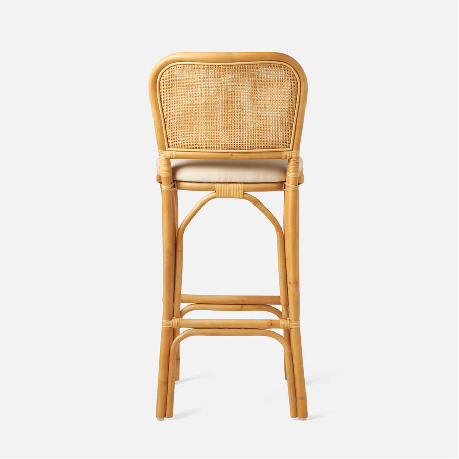 Made Goods Tatum Upholstered Bar Stool in Pagua Fabric