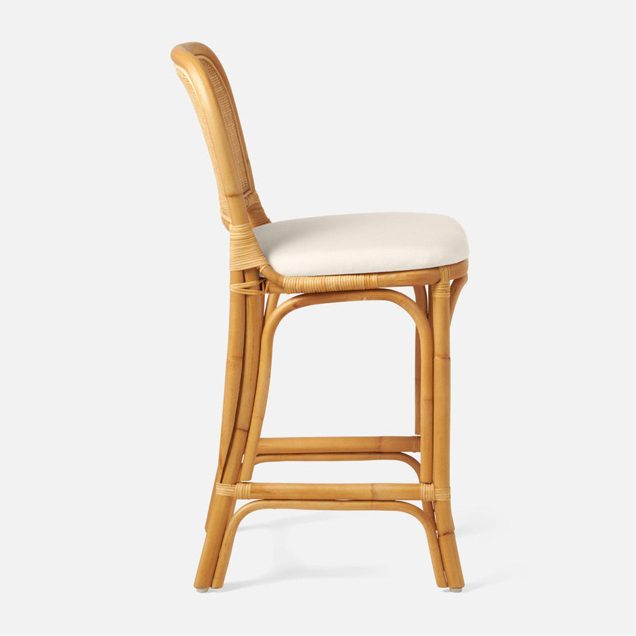 Made Goods Tatum Upholstered Counter Stool in Weser Fabric