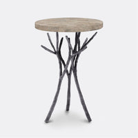 Made Goods Tressa Tree Bramble Table in Marble Top