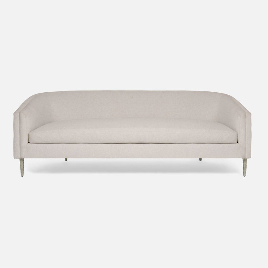 Made Goods Theron Upholstered Curved Back Sofa in Severn Canvas