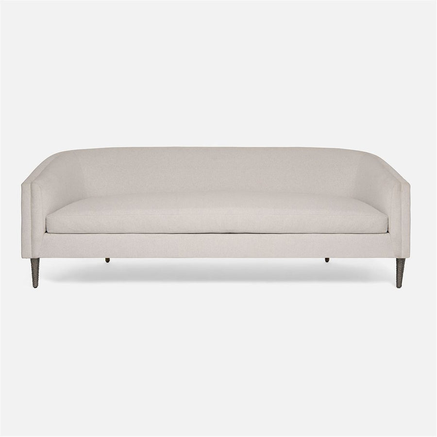 Made Goods Theron Upholstered Curved Back Sofa in Nile Fabric