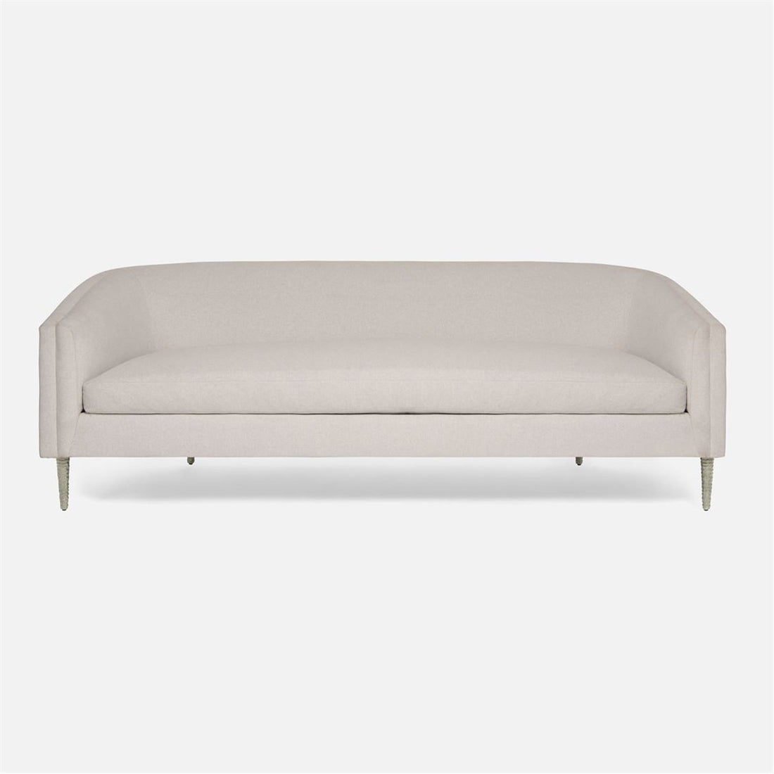 Made Goods Theron Upholstered Curved Back Sofa in Alsek Fabric