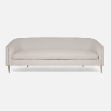 Made Goods Theron Upholstered Curved Back Sofa in Aras Mohair