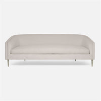 Made Goods Theron Upholstered Curved Back Sofa in Danube Fabric