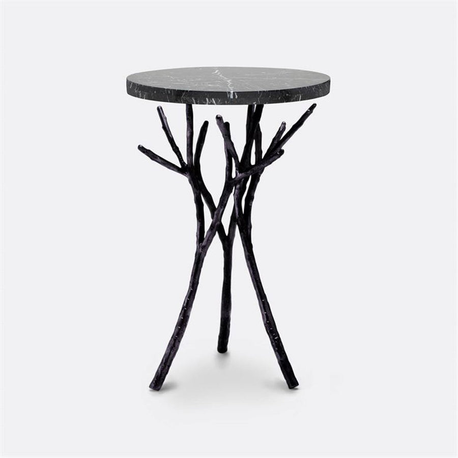 Made Goods Tressa Tree Bramble Table in Marble Top