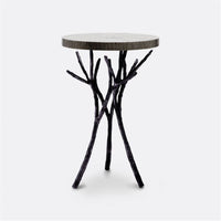 Made Goods Tressa Tree Bramble Table in Zinc Metal Top