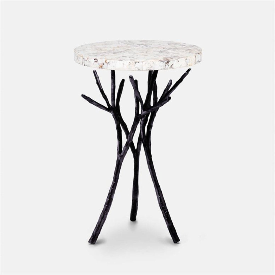 Made Goods Tressa Tree Bramble Table in Shell Top