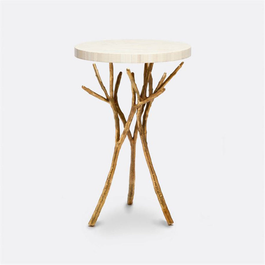 Made Goods Tressa Tree Bramble Table in Natural Bone Top