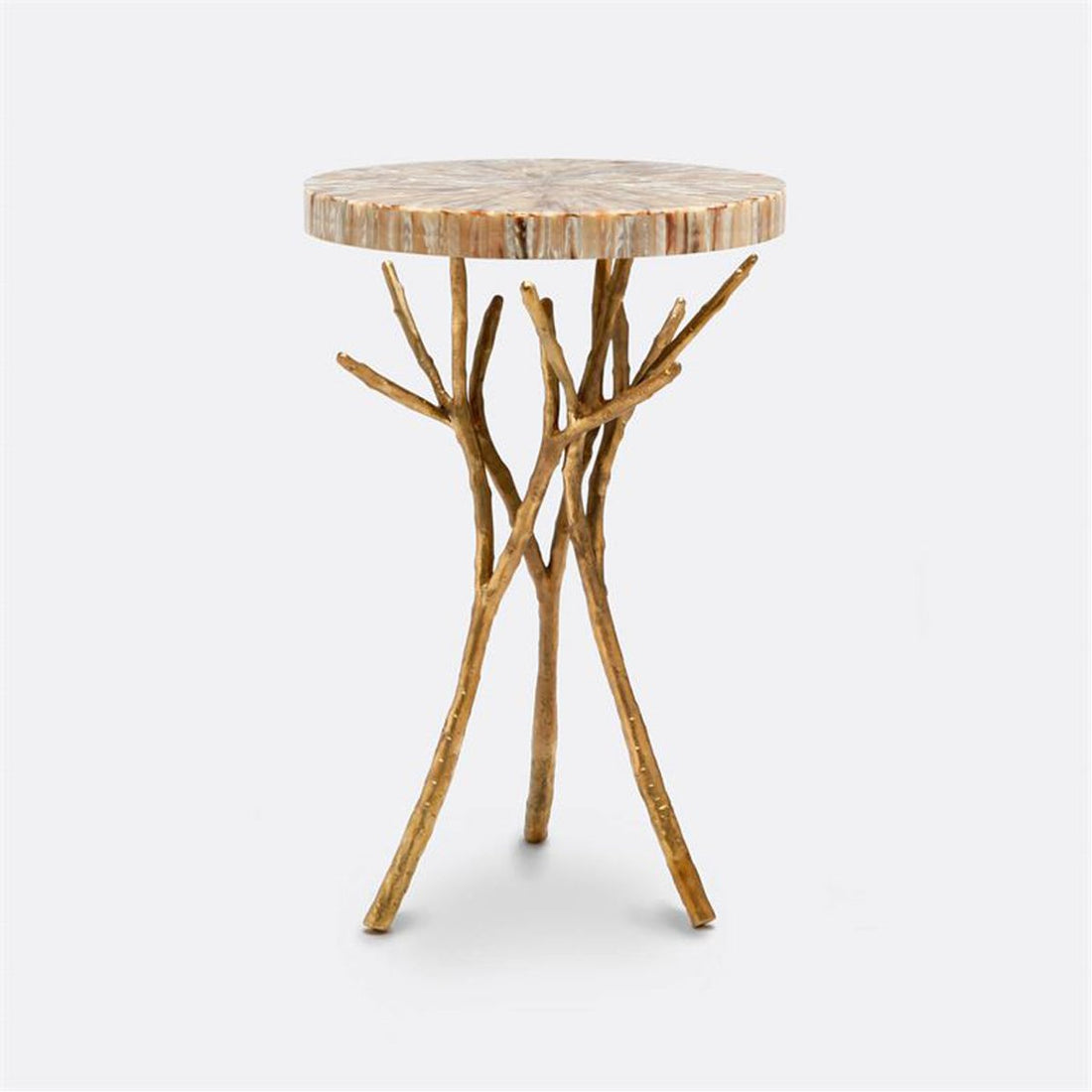 Made Goods Tressa Tree Bramble Table in Shell Top