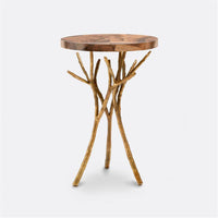 Made Goods Tressa Tree Bramble Table in Banana Bark Top