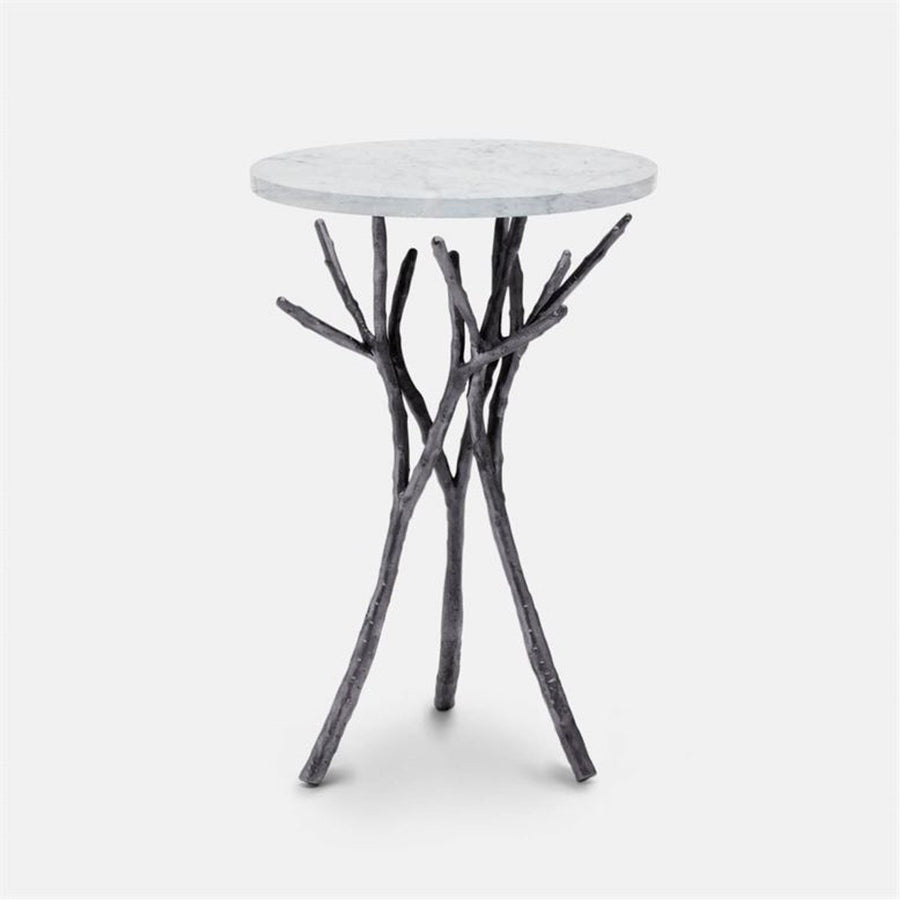 Made Goods Tressa Tree Bramble Table in Marble Top