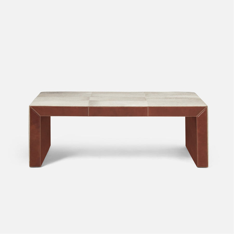 Made Goods Trevor Contrast Hide Waterfall Coffee Table