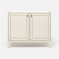 Made Goods Turner 40-Inch Faux Belgian Linen Studded Buffet