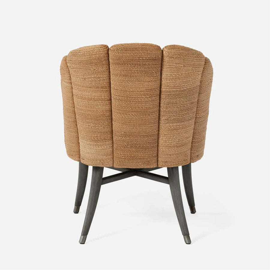 Made Goods Vivaan Shell Upholstered Dining Chair in Alsek Fabric