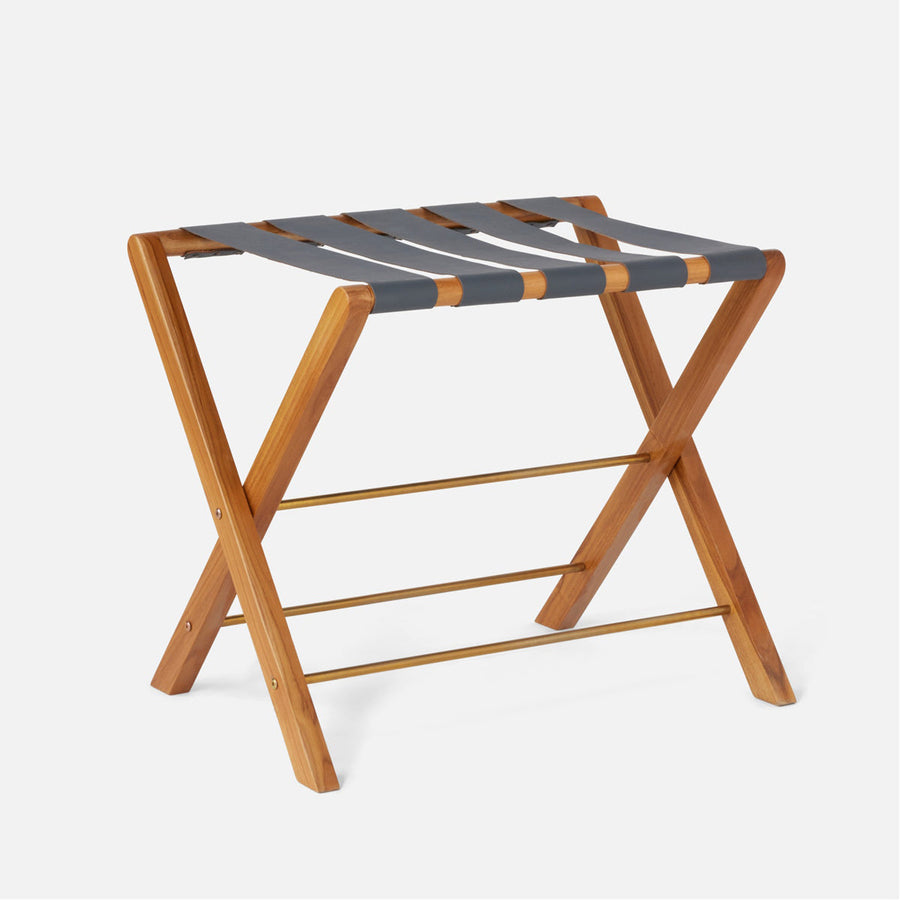 Made Goods Walvia Luggage Rack in Full-Grain Leather