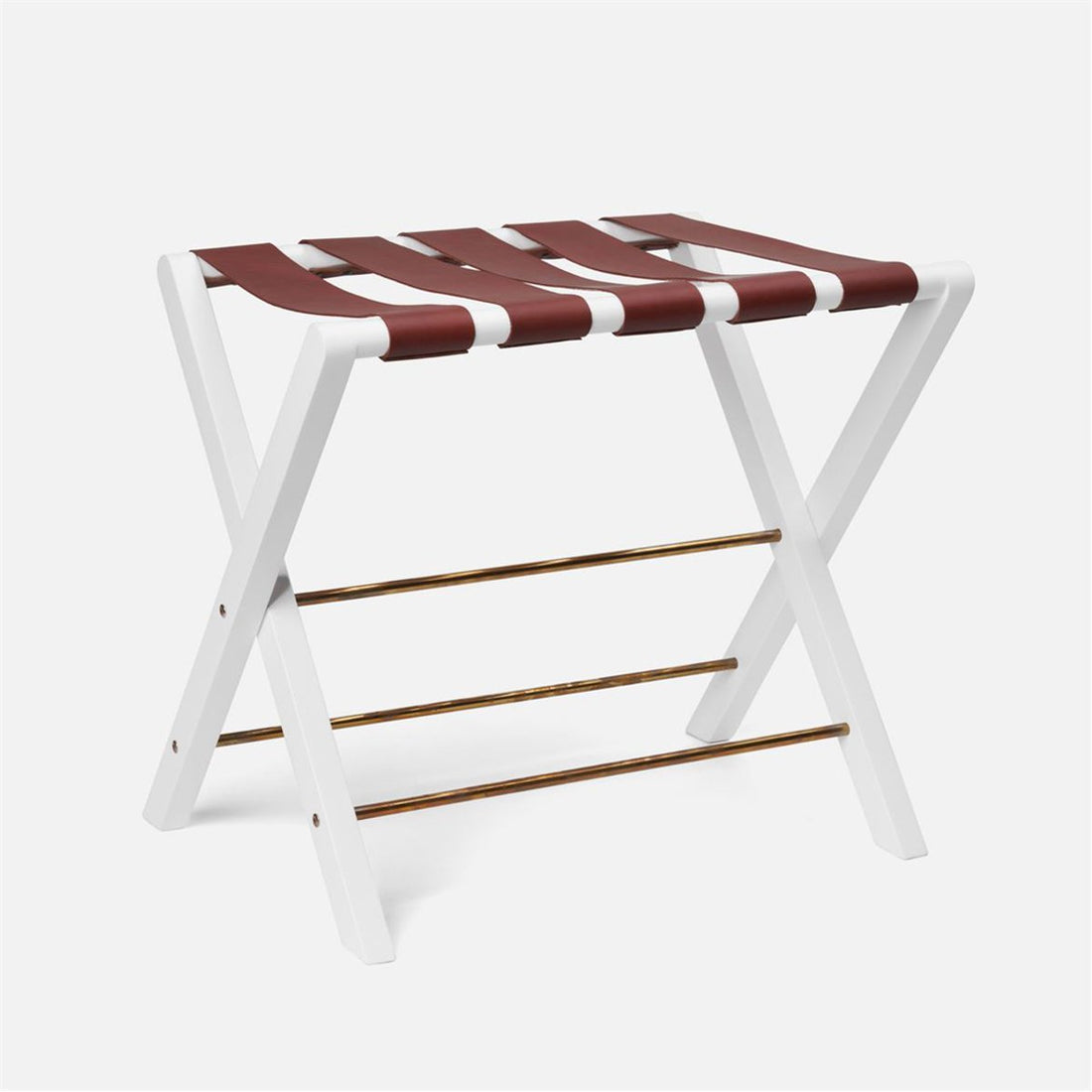 Made Goods Walvia Full-Grain Leather Luggage Rack