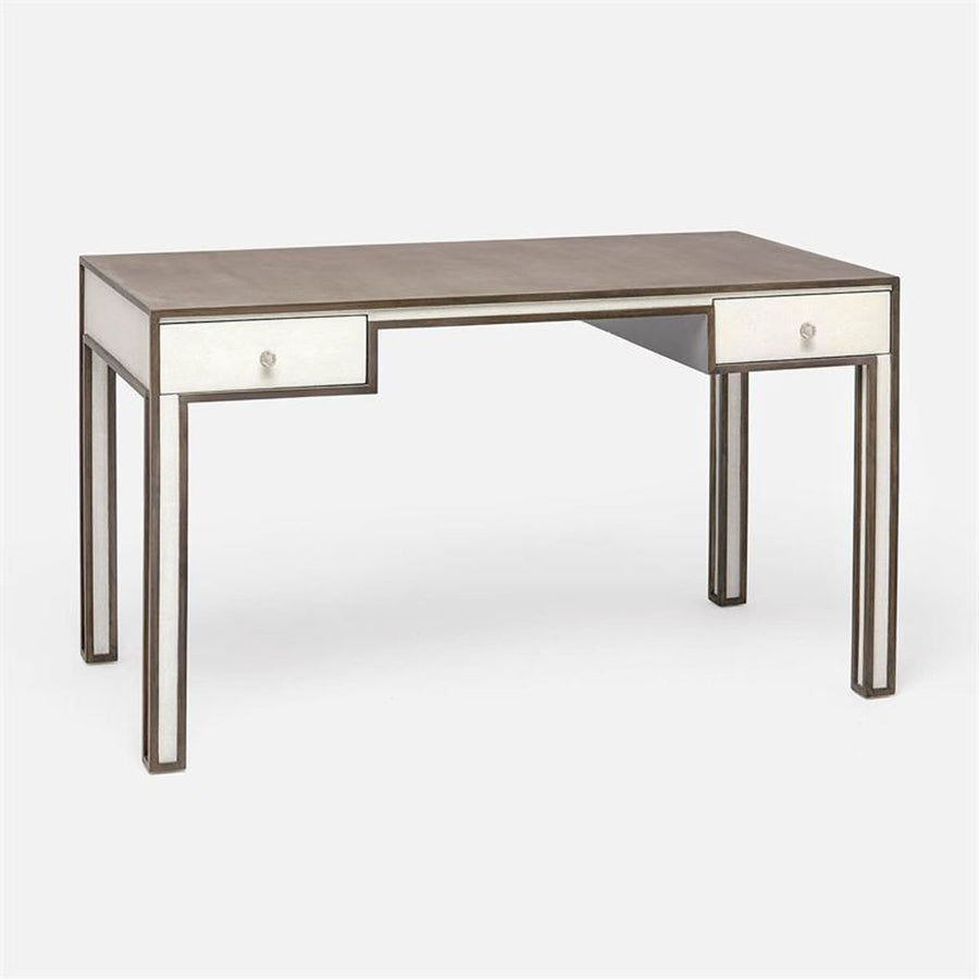 Made Goods Wolfred Faux Shagreen Oak Desk