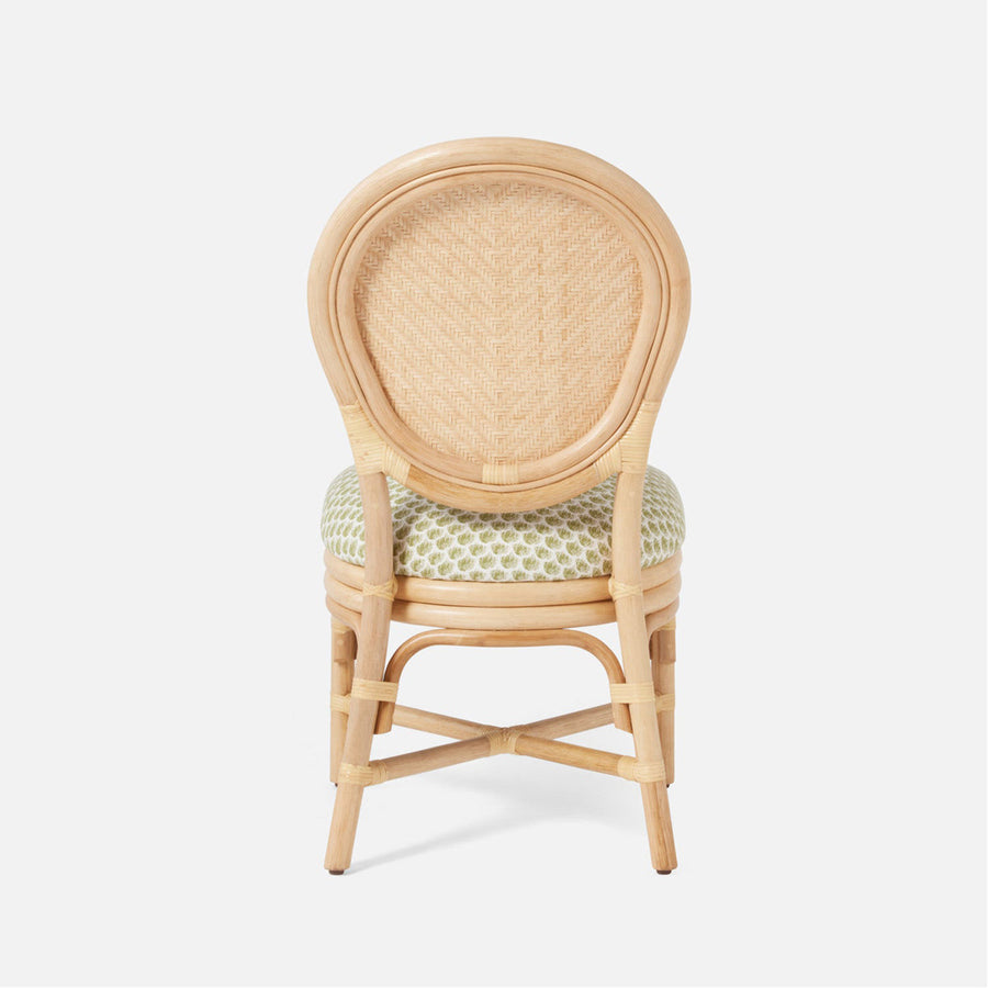 Made Goods Zondra Rattan Dining Chair in Lambro Boucle