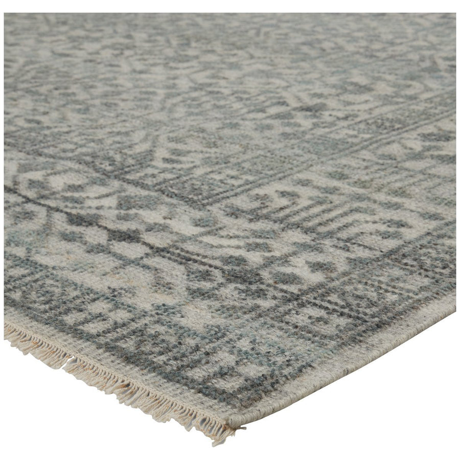 Jaipur Gaia Arinna Tribal Floral Gray Light Blue GAI02 Rug