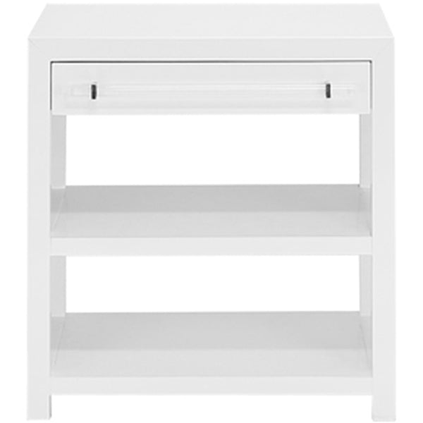 Worlds Away Garbo 1-Drawer Side Table