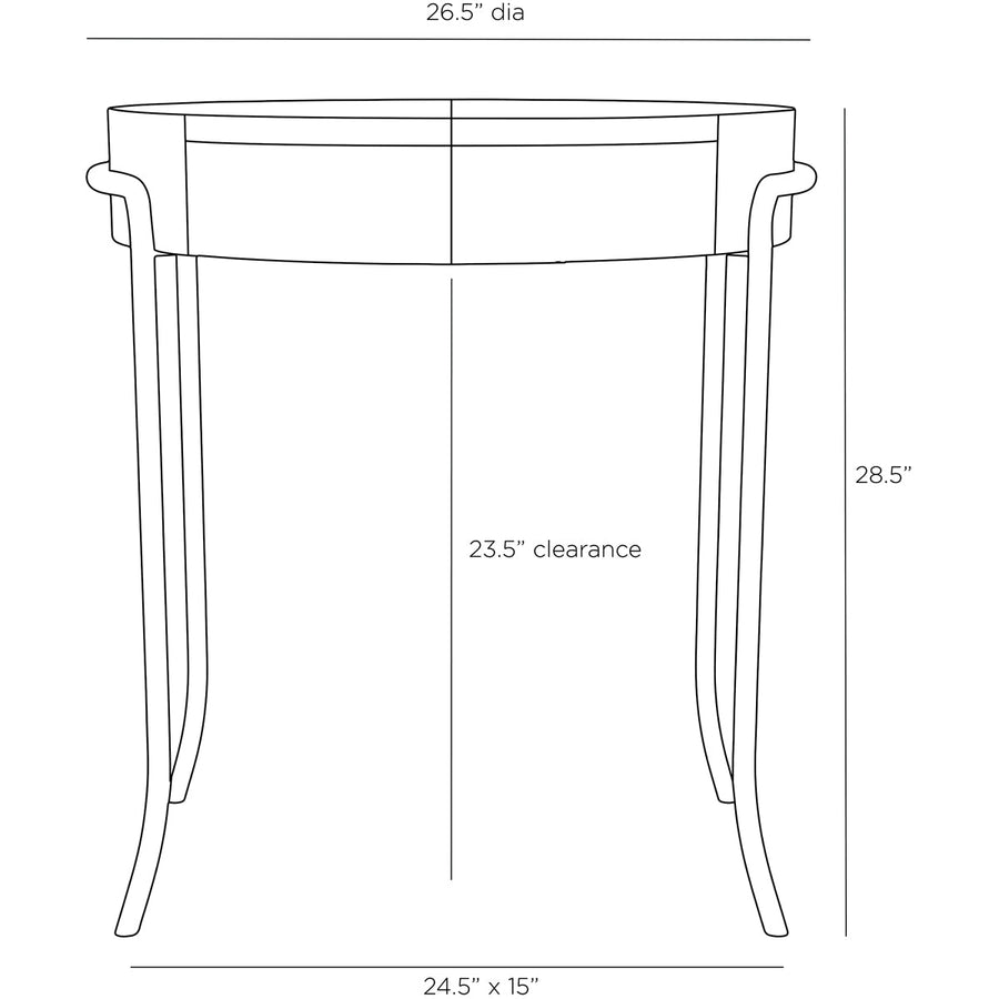 Arteriors Mosquito End Table