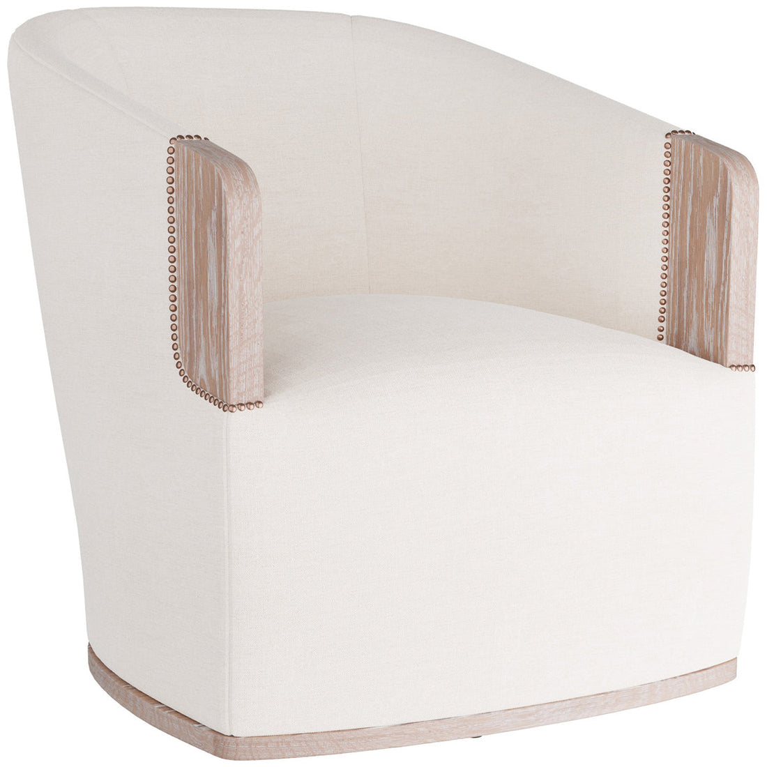 Arteriors Reveal Swivel Lounge Chair - Bone Linen