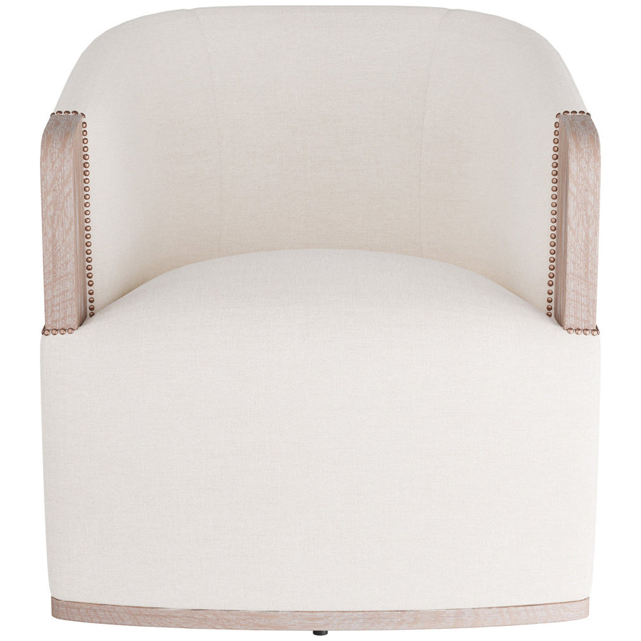 Arteriors Reveal Swivel Lounge Chair - Bone Linen