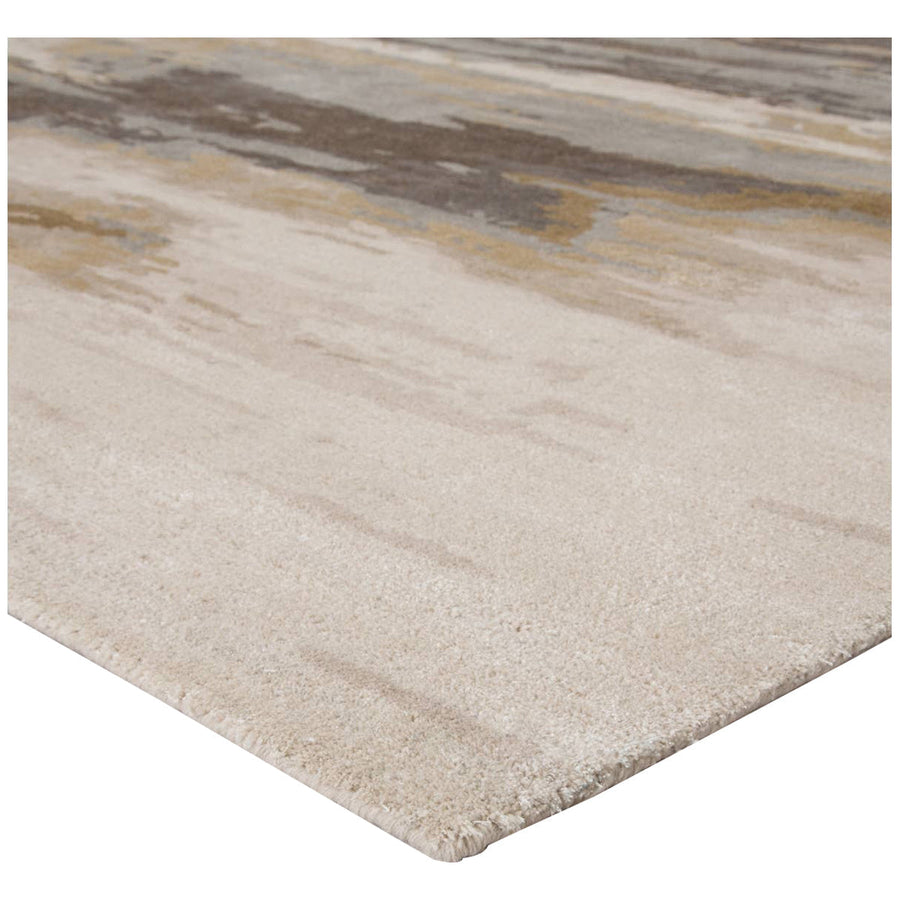 Jaipur Genesis Ryenn Abstract GES07 Cream/Gold Area Rug