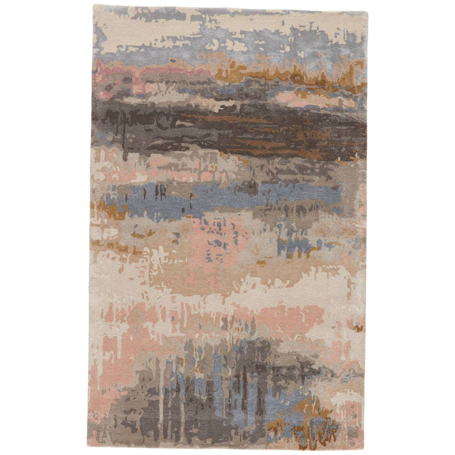 Jaipur Genesis Benna Abstract Blush Light Blue GES17 Area Rug